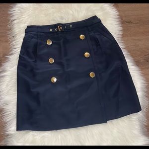 Marc Jacobs Women’s Navy Blue Wrap Skirt Size 4 Small